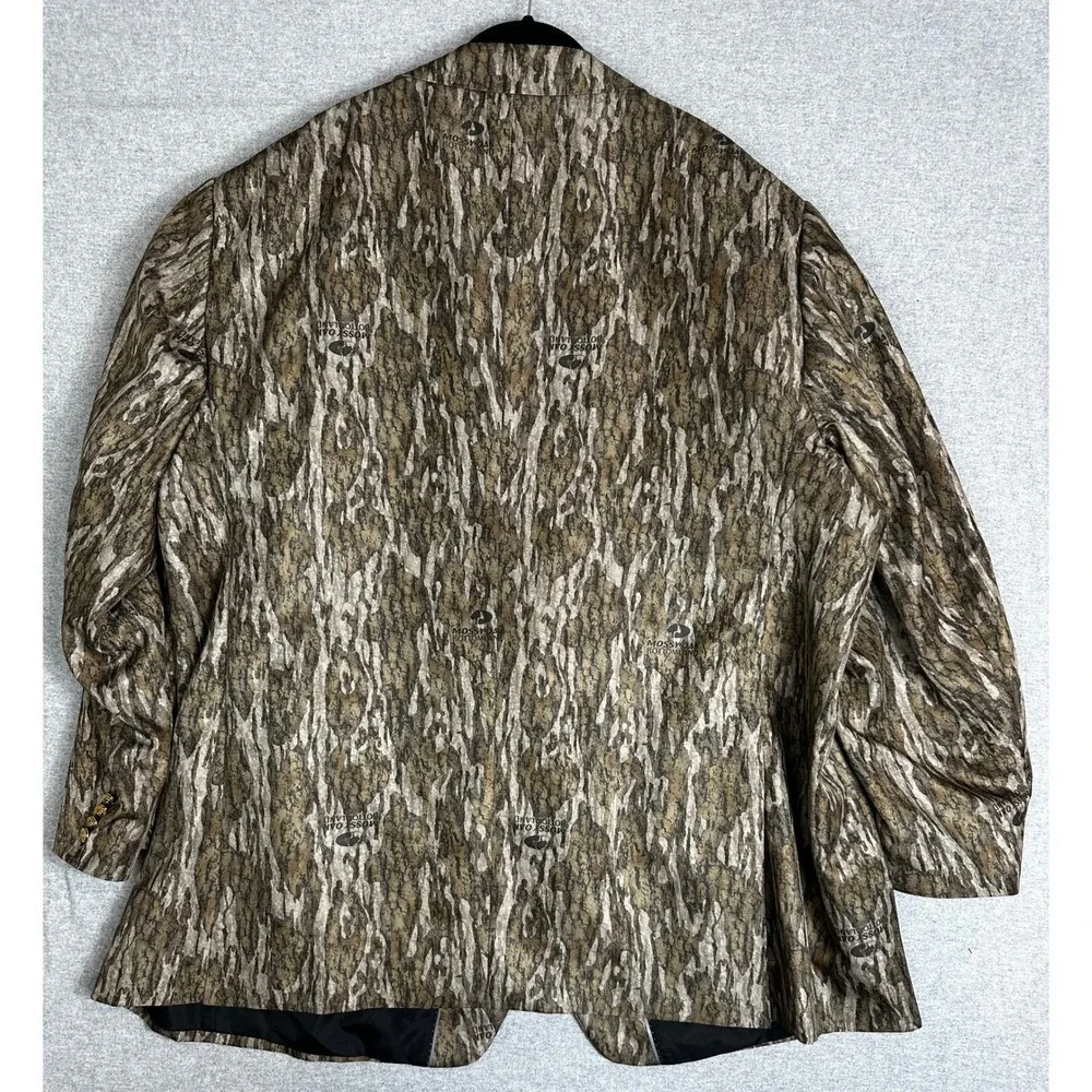 Mossy Oak Bottomland Camo Blazer Mens 56 Bottomland Shell Casing Buttons NEW